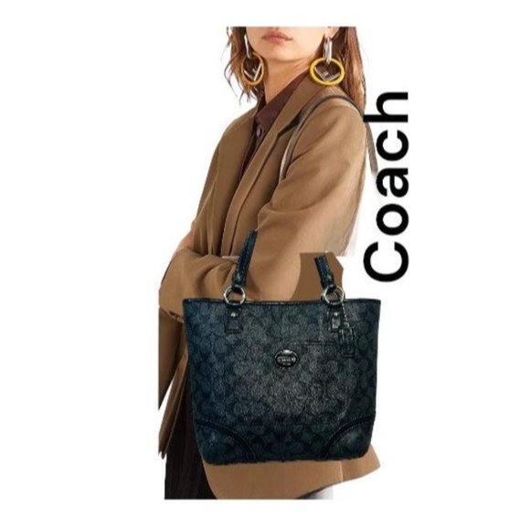 Coach Handbags - Coach handbag bag satchels shoulder bag purse gray